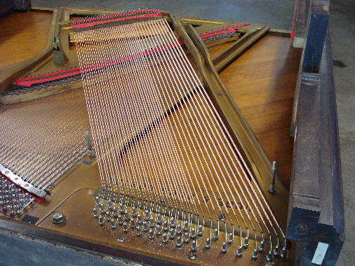 29 - Bass section restrung, repinned, chipped to pitch 29 - Bass section restrung, repinned, chipped to pitch